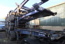 3x Sliding Skellys 2 x M&G & 1 x SDC 20/40ft sliding skelley trailers tri axle