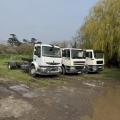 Selection of MAN DAF RENAULT ULD Trucks 28FT AMSS bodies for Airside use