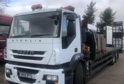 IVECO<br>Stralis 260S31 26 ton crane with beavertail